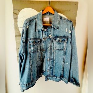 Distressed Denim Jacket